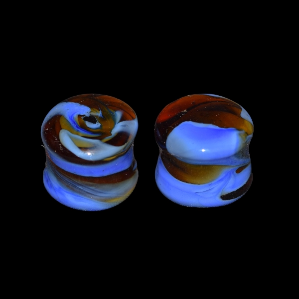 plug bleu rouge vague