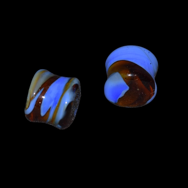 plug bleu rouge vague