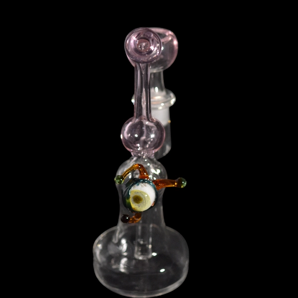 bang droit rose oeil