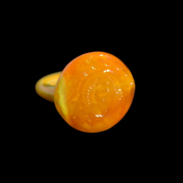 bague Murano blown glass sun eyes