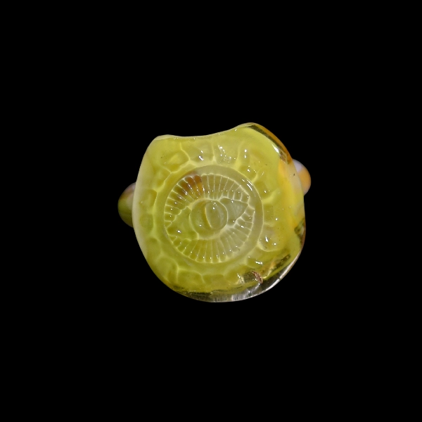bague Murano blown glass sun eyes