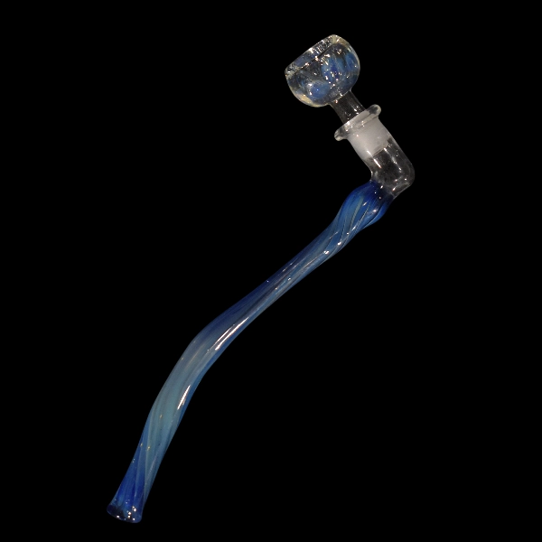 pipe sherlock in glass bleu zeus