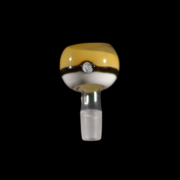 douille in glass pokeball jaune