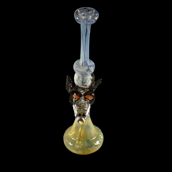 Bang straight in glass rat - Satyr Glass